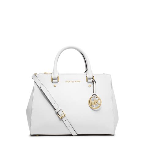 witte handtas michael kors|Women's White Totes .